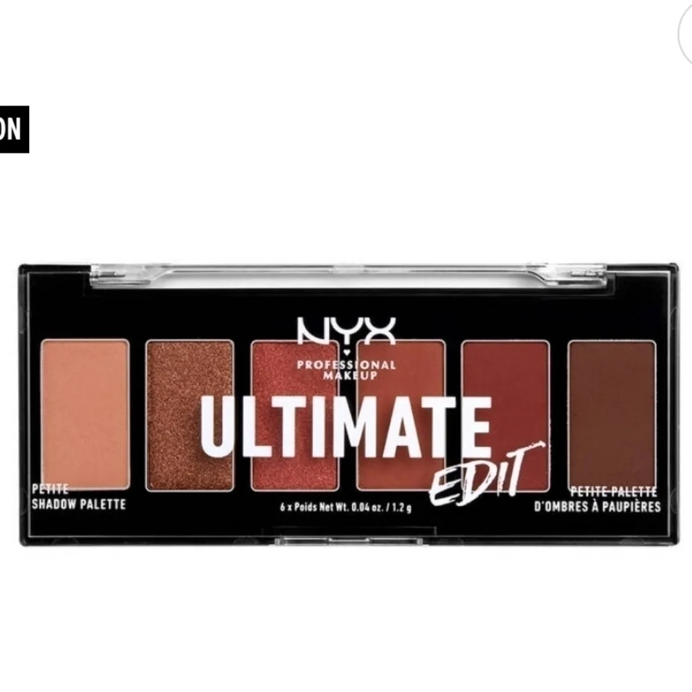 NYX ultimate edit eyeshadow palette